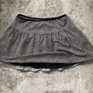 AIKO black and white floral print skirt